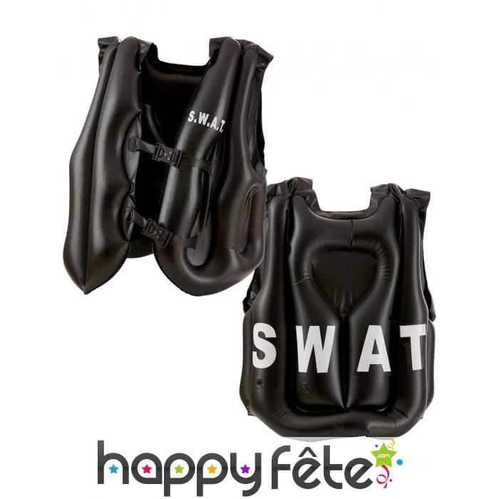 Gilet SWAT gonflable taille adulte