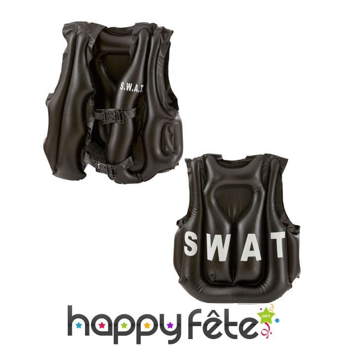 Gilet SWAT gonflable taille enfant