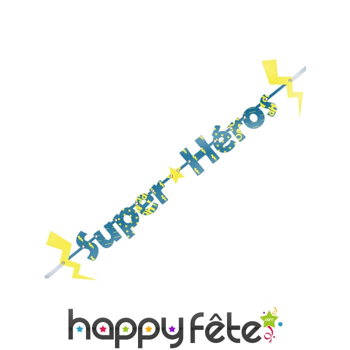 Guirlande Super Héros articulée de 3m