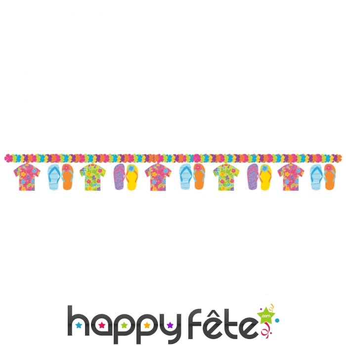 Guirlande tongs colorée 2,2m