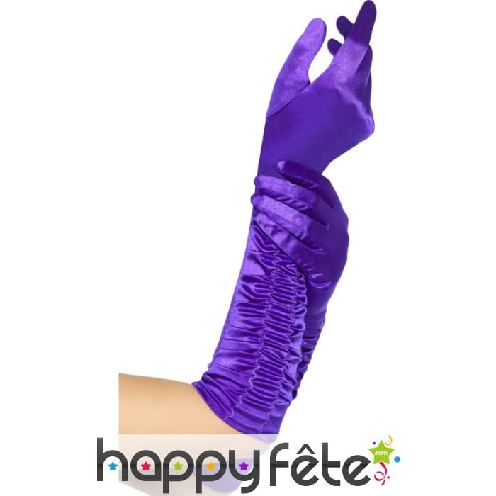 Gants tentatrice violet