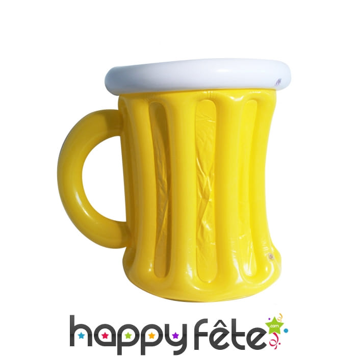 Grand verre de bière gonflable de 63cm