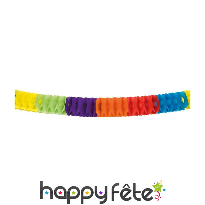 Guirlande zinnia arc en ciel