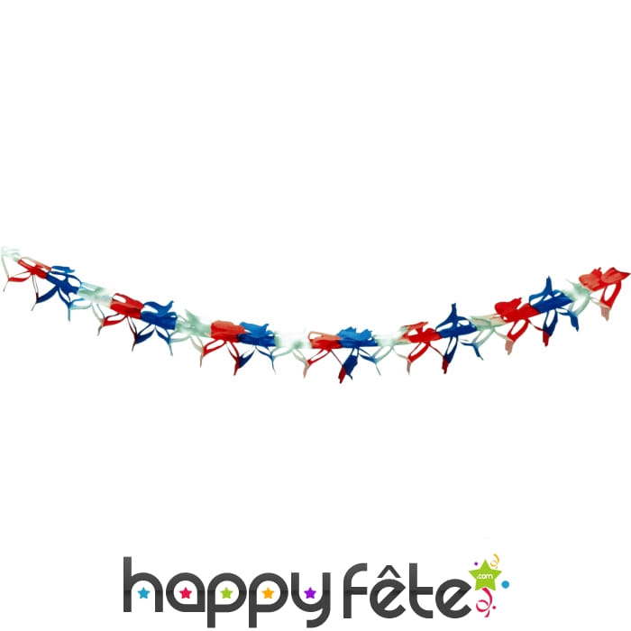 Guirlande zinnia tricolore