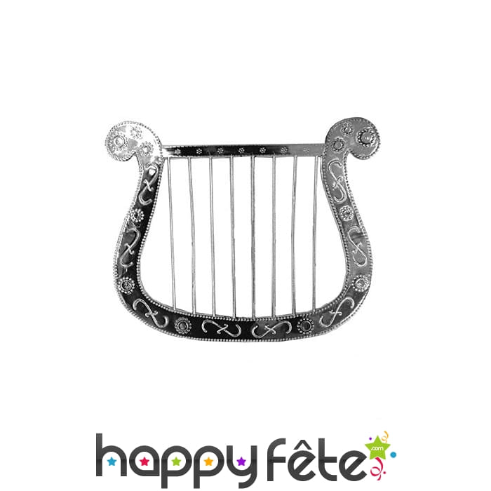 Harpe argentée de 28cm