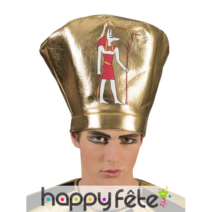 Haute coiffe égyptienne de roi