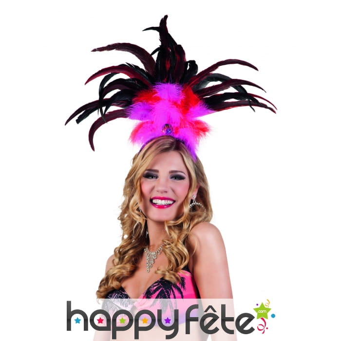 Haute coiffe rose brésilienne