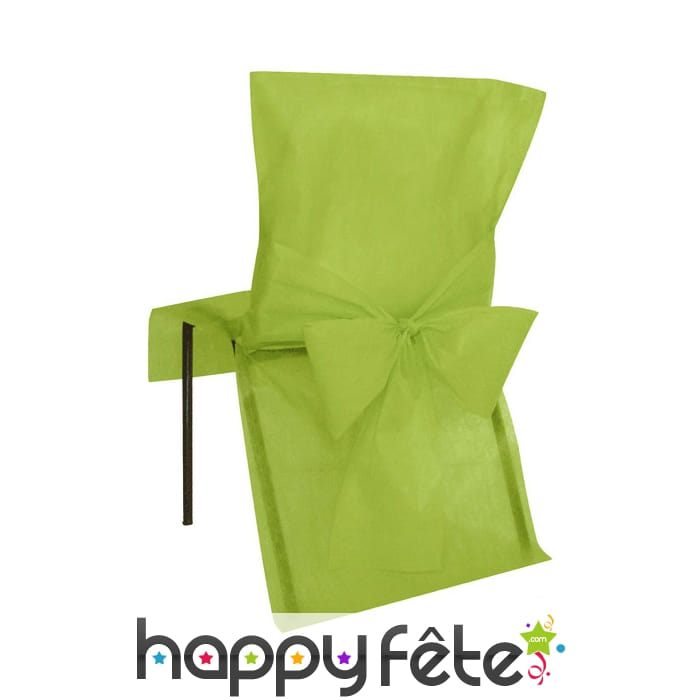Housses de chaise verte non tissé