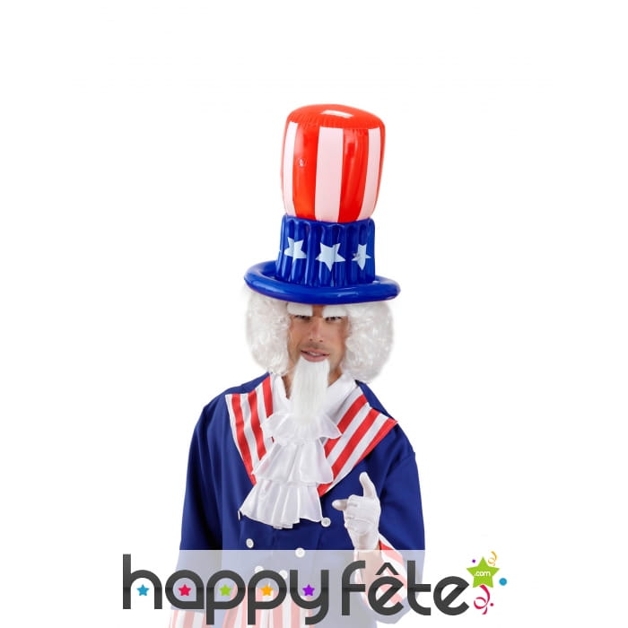 Haut de forme USA gonflable de 50cm