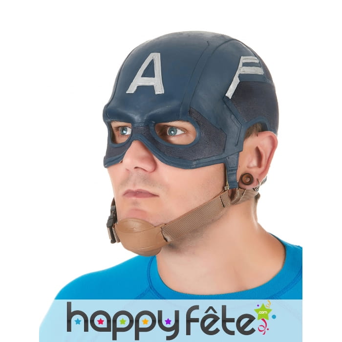 Haut de masque Captaine América pour adulte