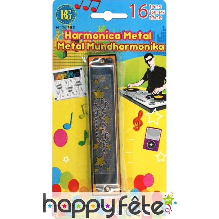 Harmonica en métal
