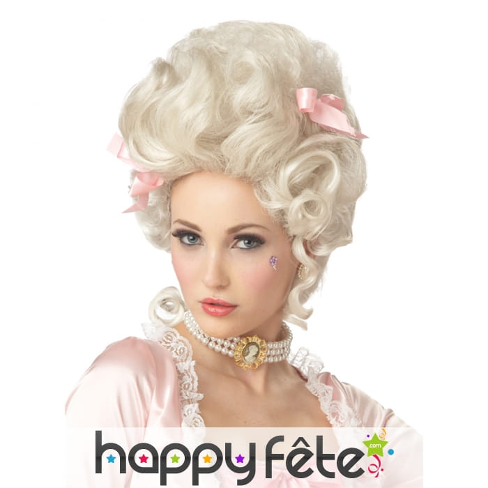 Haute perruque blonde de marie Antoinette