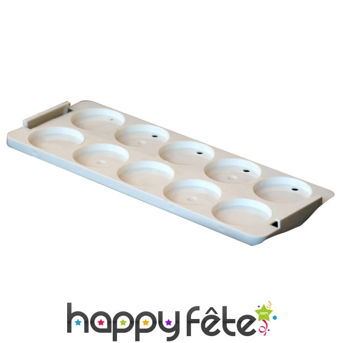 Insert 10 pastilles 4ml pour palette 10 couleurs