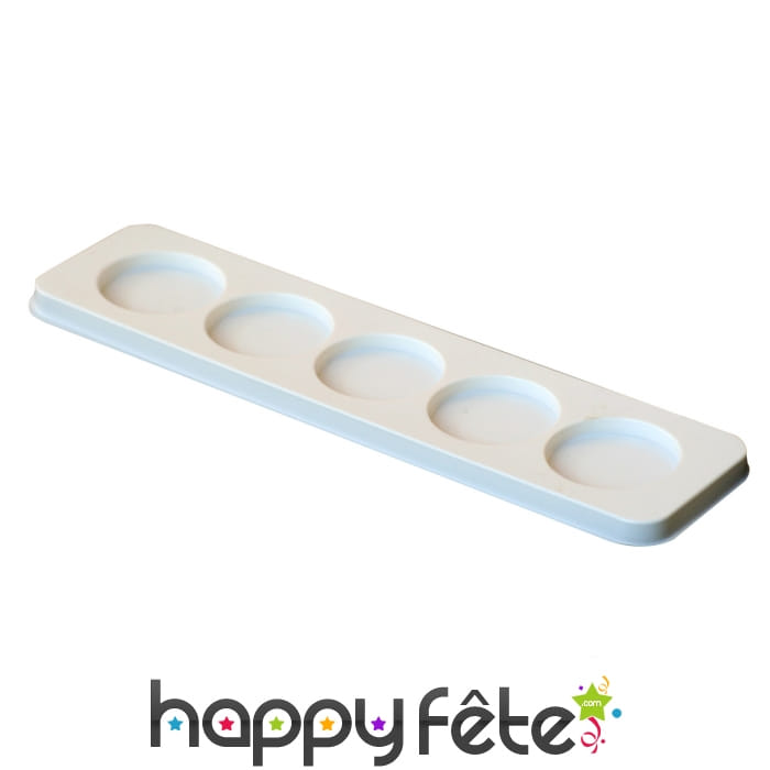 Insert 5 pastilles 4ml pour palette 5/6 couleurs