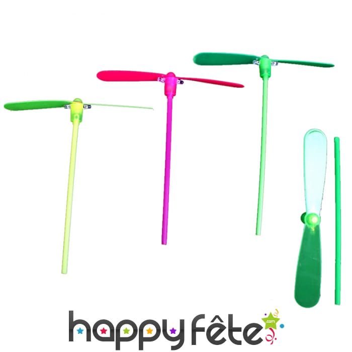 Jouet bâton hélice lumineux de 21cm