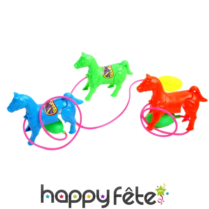 Jouet cheval à pompe de 11cm