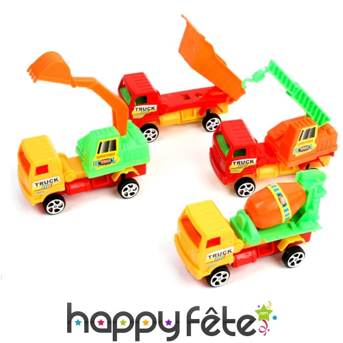 Jouet camion de travaux de 10cm