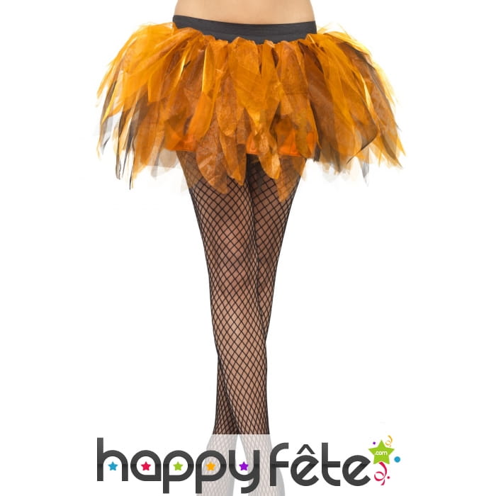 Jupon citrouille orange noir