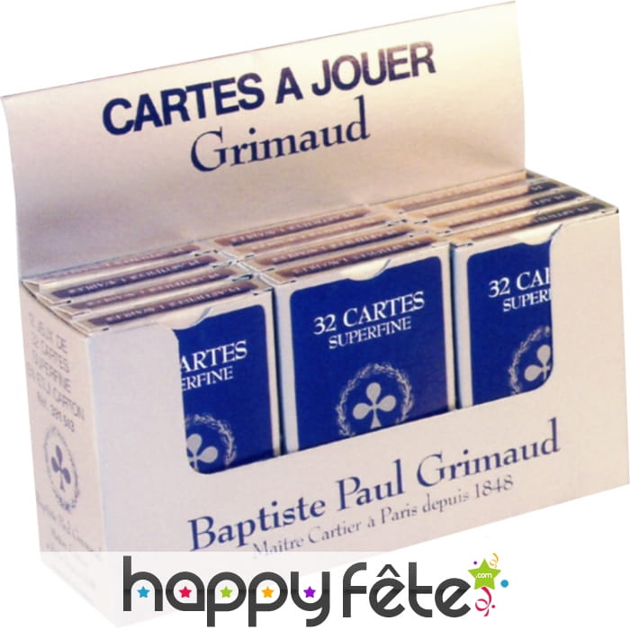 Jeu de 32 cartes grimaud superfine