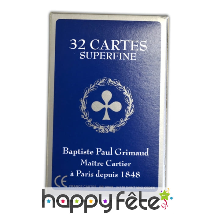 Cartes Fantaisie Grimaud Jeu Gerente sous blister