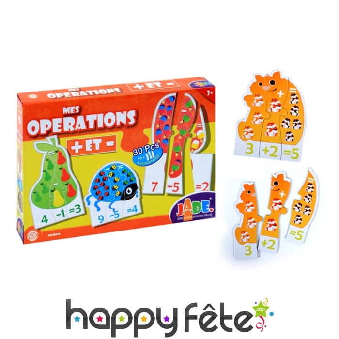 Jeu de calcul à assembler pour enfant