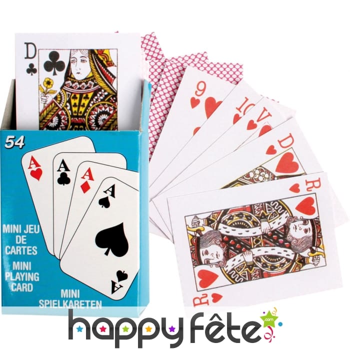 Jeu de cartes mini