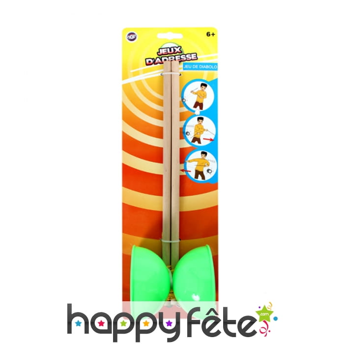 Jeu de diabolo en bois