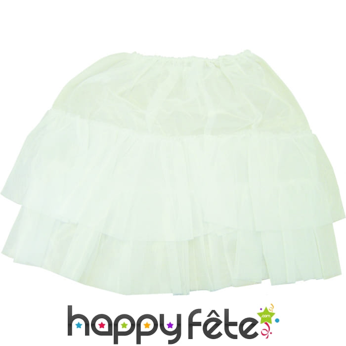 Jupon d'enfant blanc