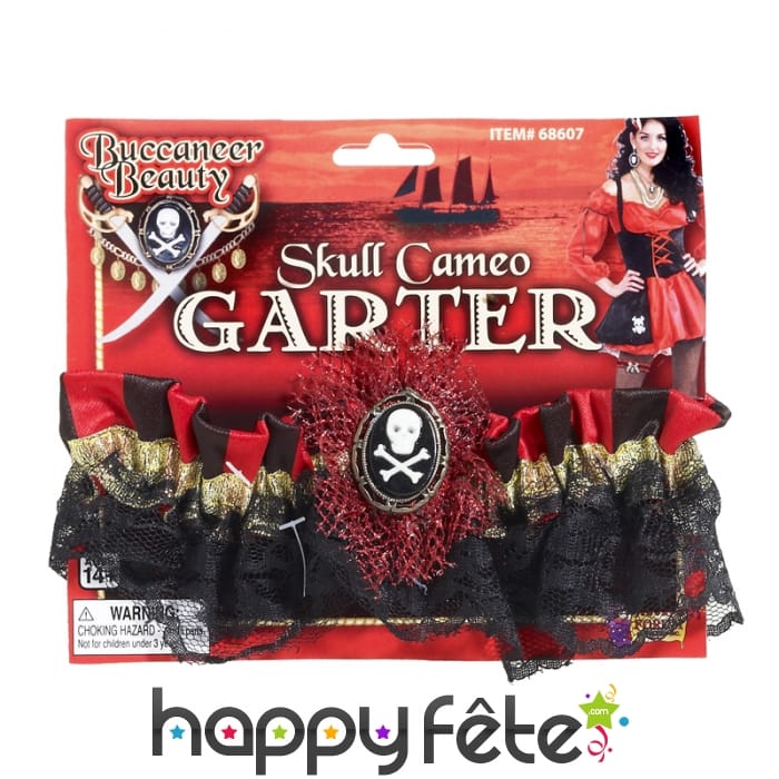 Jarretière de pirate en dentelle