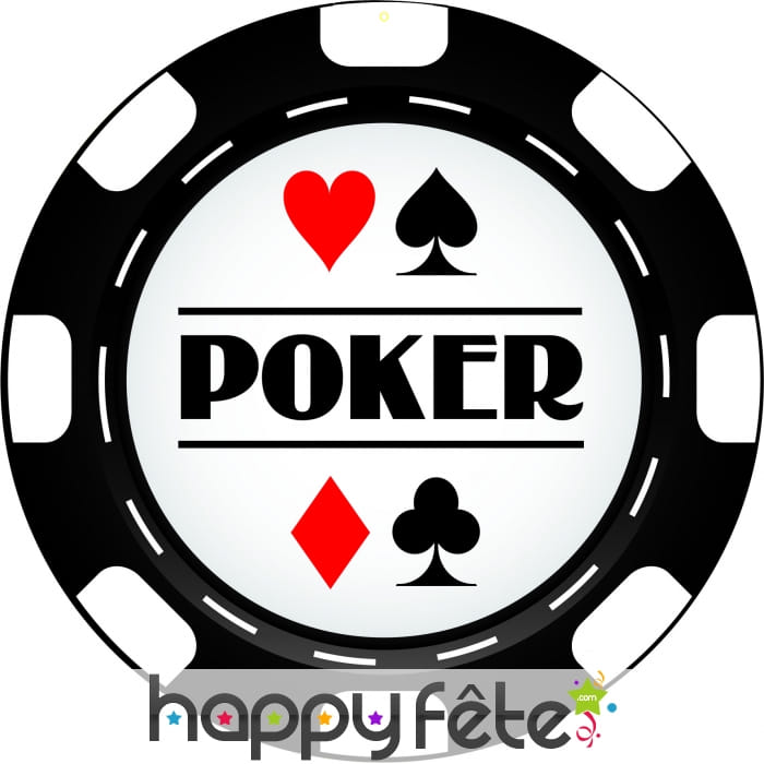 Jeton de poker en carton