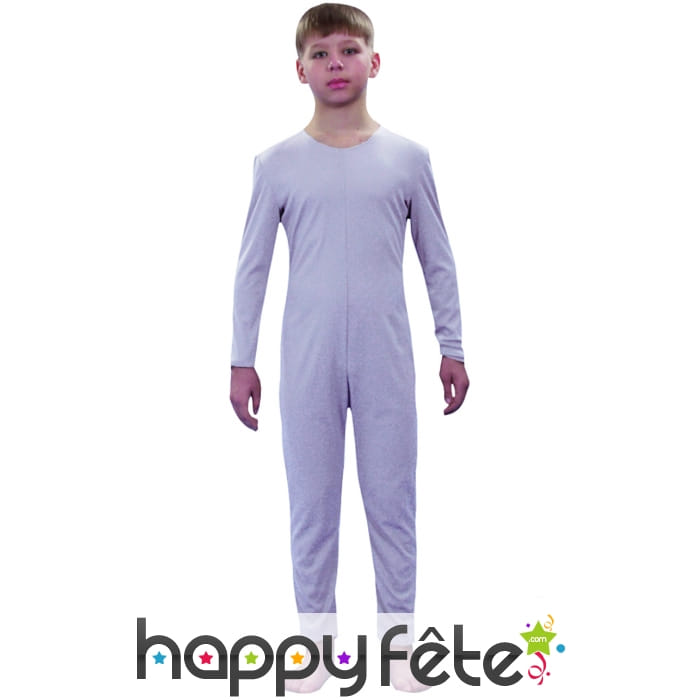 Justaucorps enfant gris clair