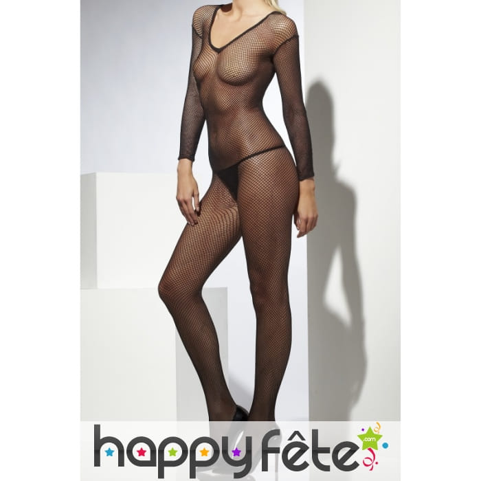 Justaucorps en maille fillet