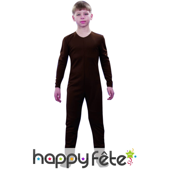 Justaucorps enfant marron