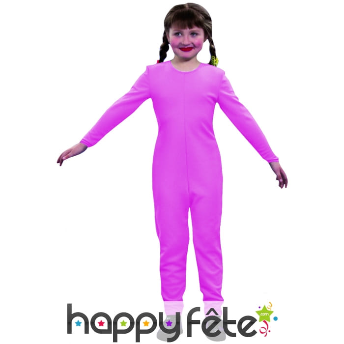 Justaucorps enfant rose