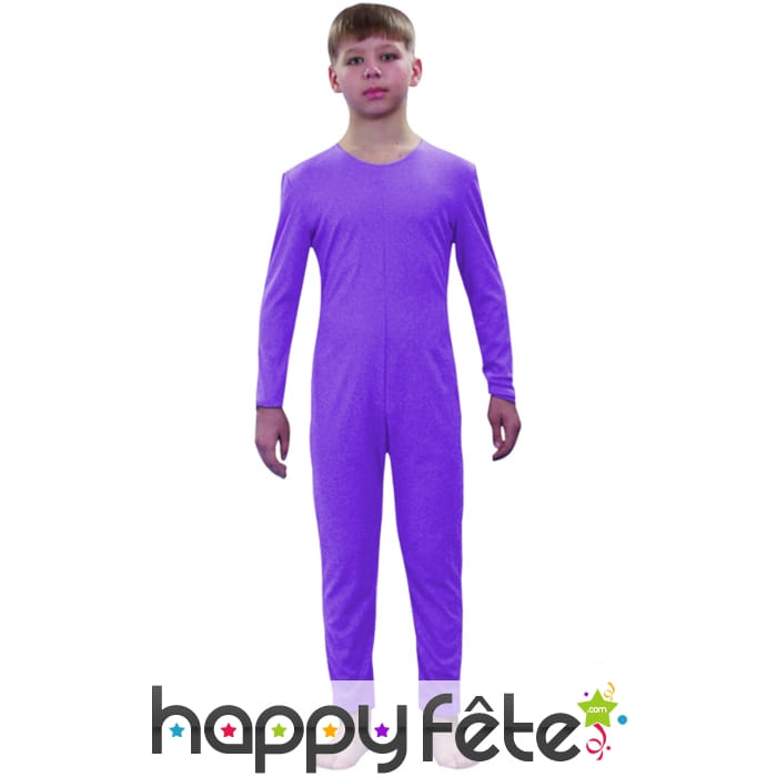 Justaucorps enfant violet clair