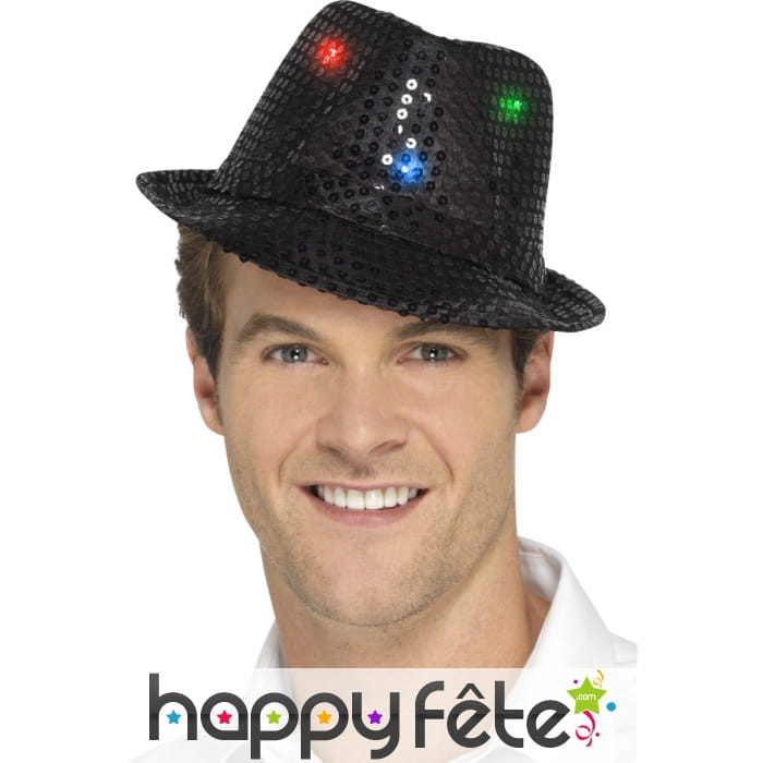 Justin noir à sequins lumineux