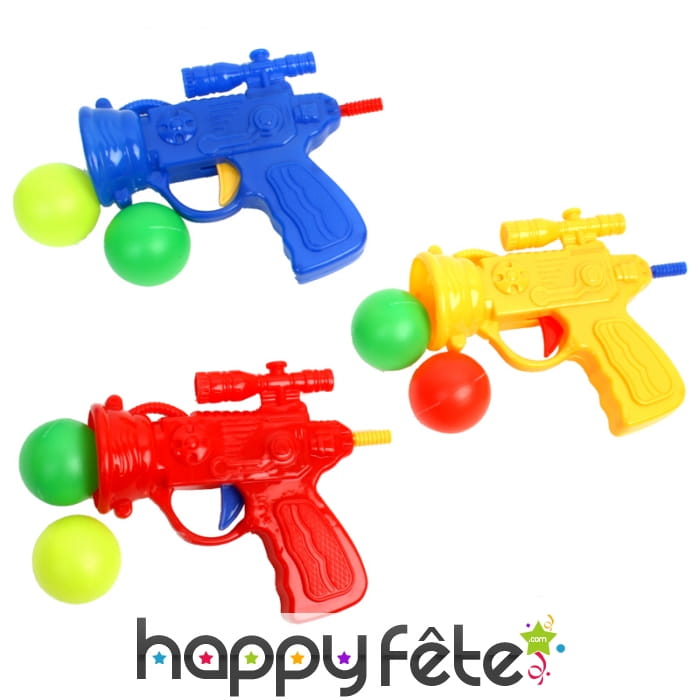 Jouet pistolet lance balle de 10cm