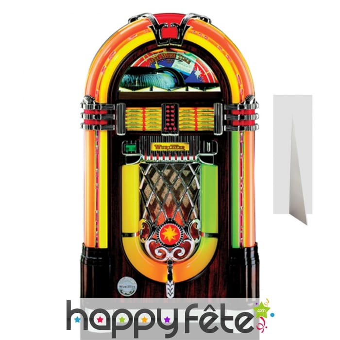 Jukebox taille réelle en carton plat