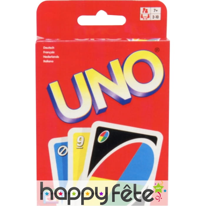 Jeux uno en carton
