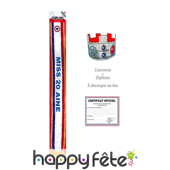 Kit anniversaire de Miss 20 ans