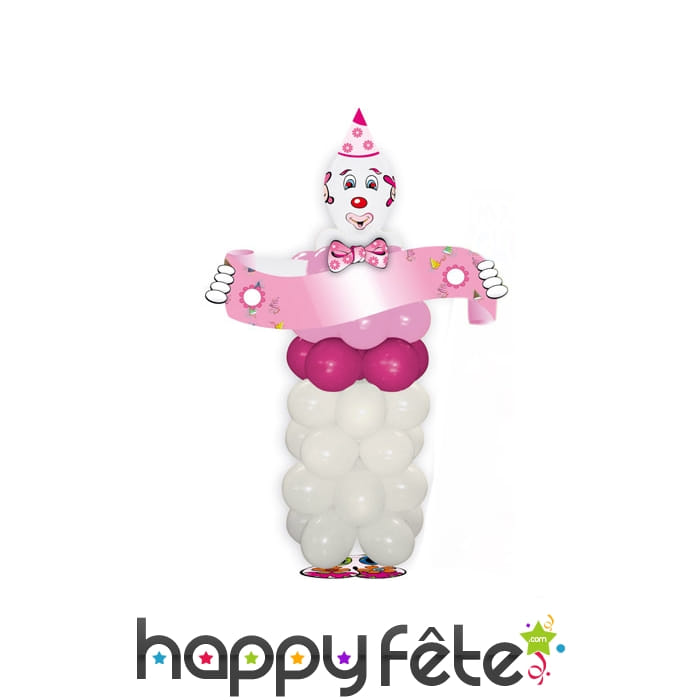 Kit ballons pour créer un grand clown