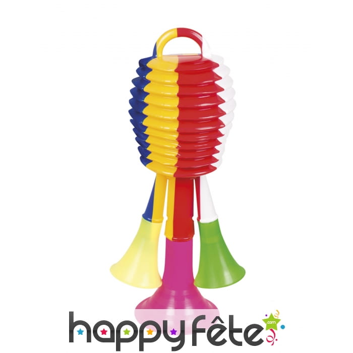 Klaxon coloré de clown, 32cm