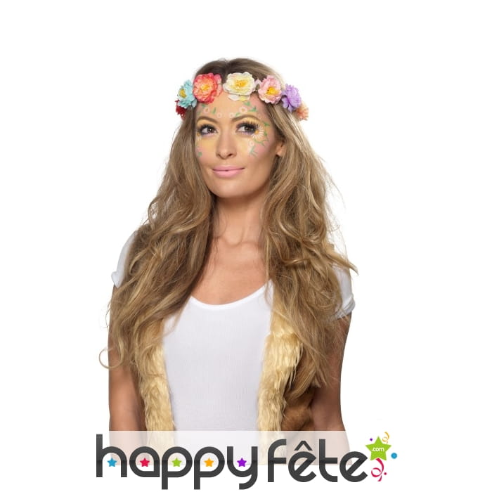 Kit cosmétique hippie à l'eau pour adulte