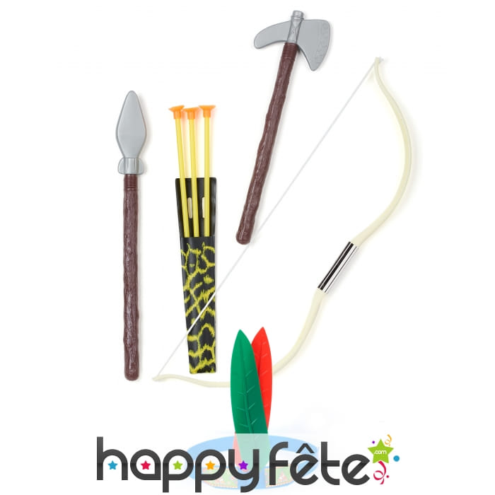 Kit d'accessoires Indien pour enfant