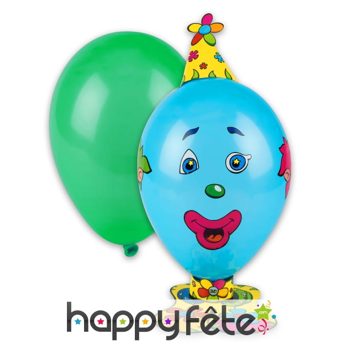 Kit de ballons bonhomme à décorer