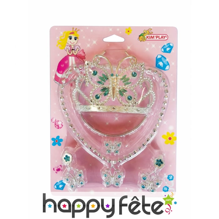 Kit de bijoux de princesse pour fillette