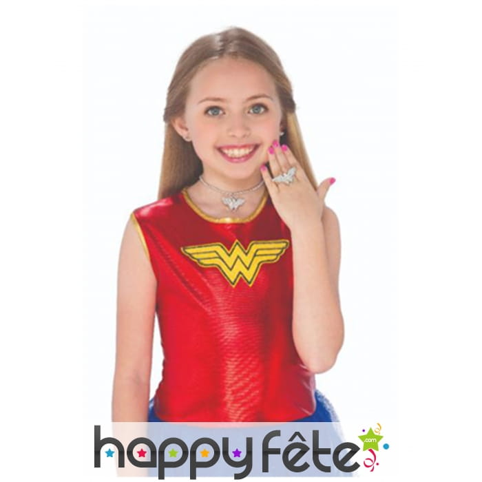Kit de bijoux Wonder Woman pour fille