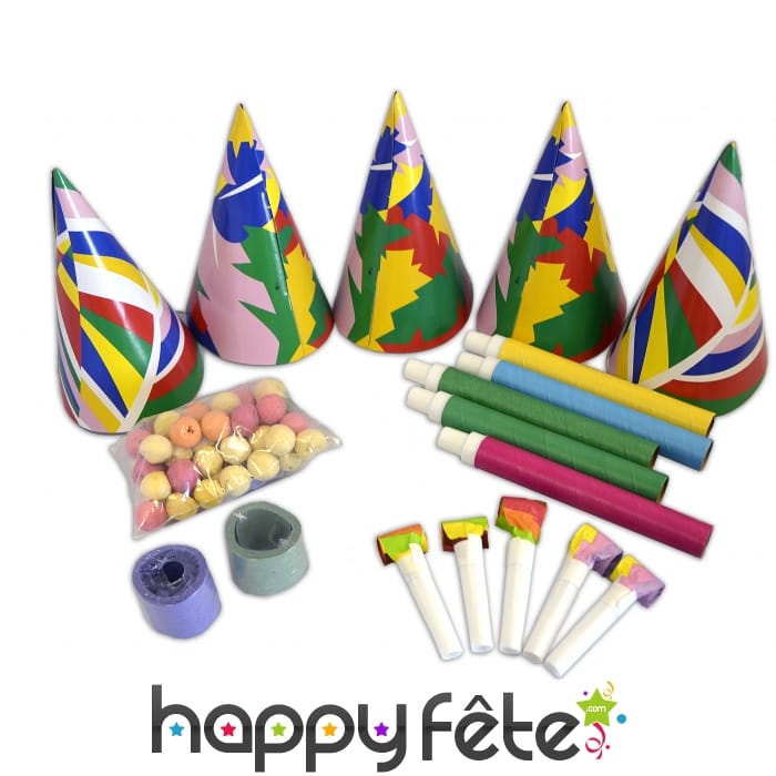 Kit de cotillons pour 5 personnes