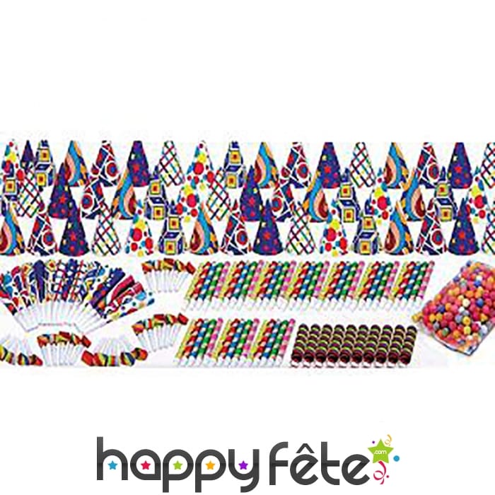 Kit de cotillons pour 50 personnes