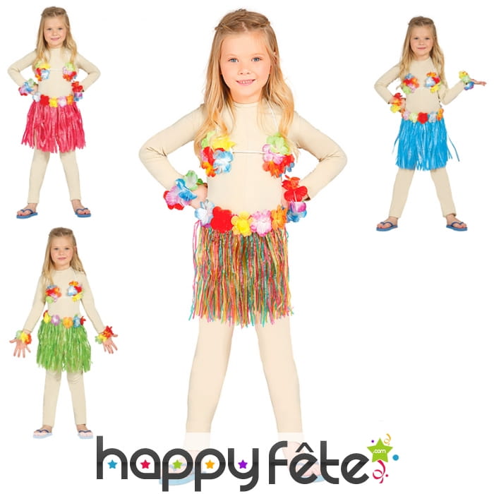 Kit de danseuse hawaïenne pour enfant